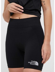 Sportovní šortky The North Face dámské, černá barva, hladké, medium waist, NF0A82GNJK31