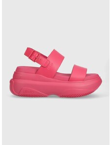 Sandály Liu Jo JUNE 06 dámské, růžová barva, na platformě, BA3051EX01400497