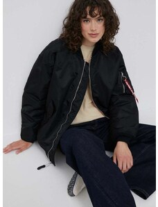 Bomber bunda Alpha Industries MA-1 CORE WMN černá barva, zimní, oversize, 108010.03-Black