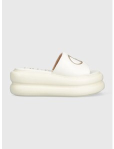 Pantofle Liu Jo ARIA4 dámské, bílá barva, na platformě, SA3083EX01401111