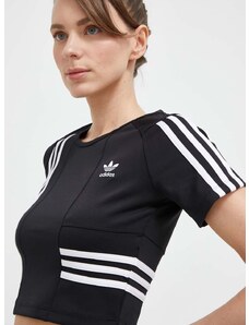 Pruhovaná dámská trička adidas - GLAMI.cz