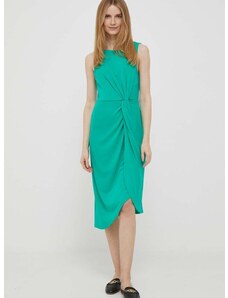 Šaty Lauren Ralph Lauren zelená barva, mini