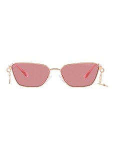 Sluneční brýle Emporio Armani dámské, růžová barva