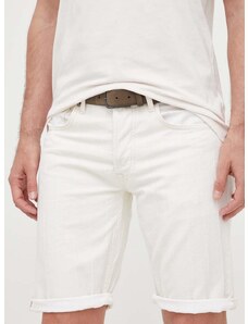 Bavlněné šortky Pepe Jeans Callen béžová barva