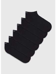 Ponožky HUGO 6-pack dámské, černá barva, 50483086