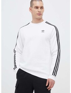 Mikina adidas Originals pánská, bílá barva, s aplikací, IA4862-WHITE