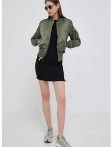 Bomber bunda Alpha Industries MA-1 VF LW WMN zelená barva, přechodná