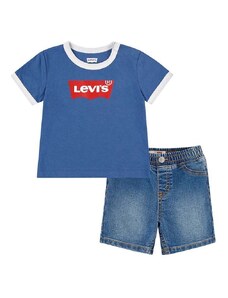 Kojenecká sada Levi's tmavomodrá barva