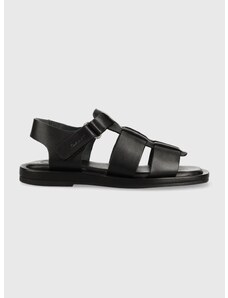 Kožené sandály Gant Khiria dámské, černá barva, 26561833.G00