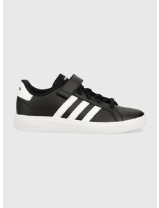 Dětské sneakers boty adidas GRAND COURT černá barva