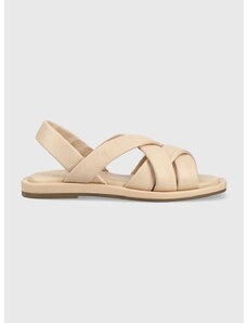 Kožené sandály Gant Khiria dámské, béžová barva, 26561832.G110