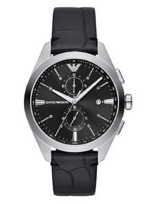 Hodinky Emporio Armani stříbrná barva