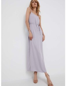 Šaty Calvin Klein fialová barva, maxi