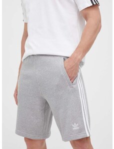 Bavlněné šortky adidas Originals šedá barva, IA6354-grey