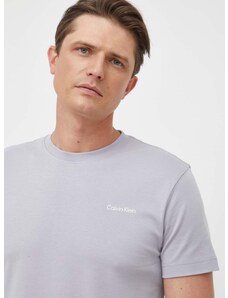 Bavlněné tričko Calvin Klein šedá barva, K10K109894