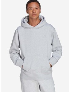 Mikina adidas Originals pánská, šedá barva, s kapucí, melanžová, IC4998-grey