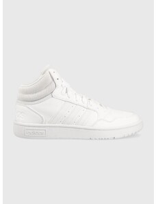 Sneakers boty adidas HOOPS bílá barva