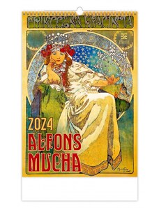 Helma 365, s.r.o. Nástěnný kalendář Alfons Mucha 2024 N259-24