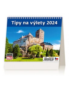 Helma 365, s.r.o. Stolní kalendář MiniMax Tipy na výlety 2024 SM04-24
