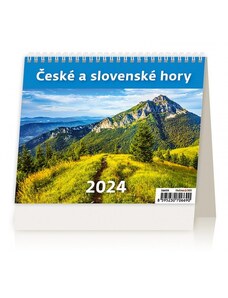 Helma 365, s.r.o. Stolní kalendář MiniMax České a slovenské hory 2024 SM09-24