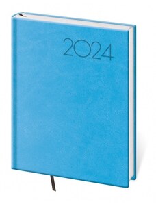 Helma 365, s.r.o. Diář denní B6 Print - světle modrá 2024 DP432-07-24