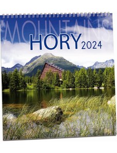 ARIA-CARDS s.r.o. Nástěnný kalendář Hory 2024 AKN268-24