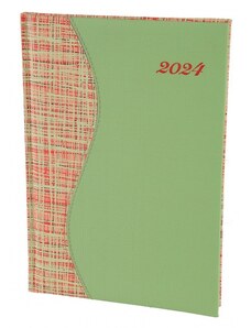 Tiskárny Hořovice s.r.o. Diář týdenní B5 "SIGMA" Balacron zelená, oranžová 2024 di0272-53-24