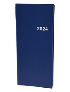 Tiskárny Hořovice s.r.o. Diář - Plánovací záznamník 718 měsíční PVC modrá 2024 pz0111-02-24