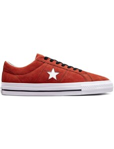 BOTY CONVERSE CONS ONE STAR PRO SUEDE - červená -