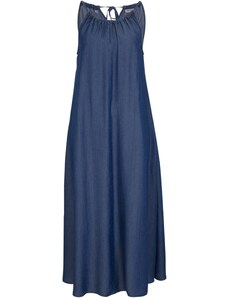 bonprix Džínové šaty z lyocellu TENCEL Modrá