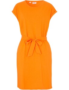 bonprix Šaty s tkaničkou Oranžová