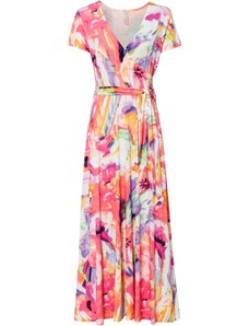 bonprix Šaty s květovým vzorem Pink