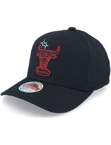 Mitchell & Ness Chicago Bulls Merch Logo Cap / Černá, Červená