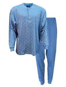 n-feel Pánské bavlněné pyžamo s dlouhým rukávem - HFT01