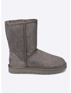 Sněhule UGG Classic Short II dámské, šedá barva, na plochém podpatku, zateplené, 1016223.GRY