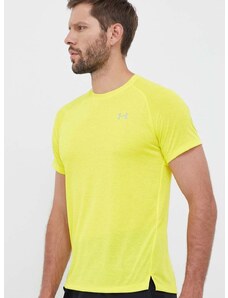 Běžecké tričko Under Armour žlutá barva