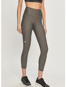 Kalhoty Under Armour 1365335 dámské, šedá barva, hladké, 1365335