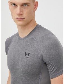 Tréninkové tričko Under Armour 1361518 šedá barva, 1361518