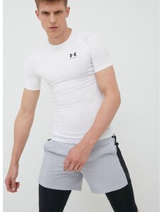 Tréninkové tričko Under Armour 1361518 bílá barva, 1361518