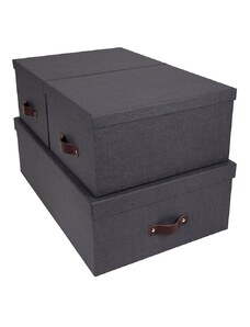 Bigso Box of Sweden sada úložných boxů Inge (3-pack)