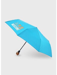 Deštník Moschino tyrkysová barva, 8061