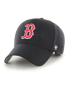 47 brand Čepice 47brand MLB Boston Red Sox černá barva, s aplikací, B-MVP02WBV-BKF