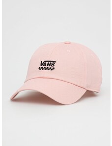 Čepice Vans růžová barva, s aplikací