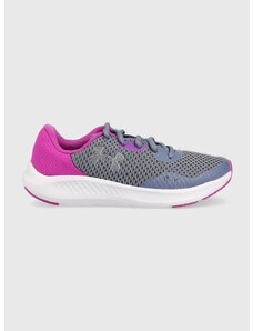 Dětské sneakers boty Under Armour šedá barva