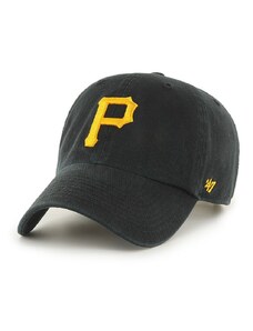 47 brand Čepice 47brand MLB Pittsburgh Pirates černá barva, s aplikací, B-RGW20GWS-BKD