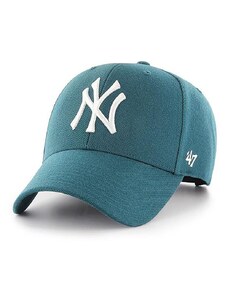 47 brand Čepice 47brand MLB New York Yankees zelená barva, s aplikací