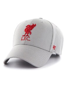 47 brand Čepice 47brand EPL Liverpool šedá barva, s aplikací