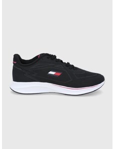Sportovní boty Tommy Sport Sleek černá barva