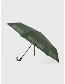 Deštník Moschino zelená barva, 8064