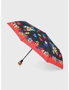 Deštník Moschino černá barva, 8057
